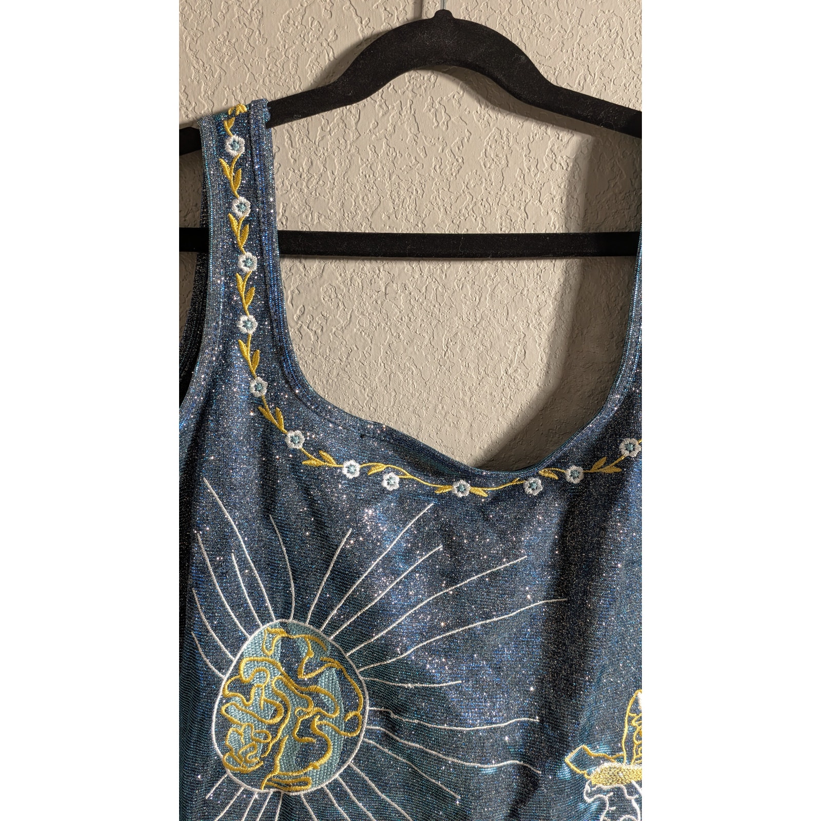 Nwt Lavish Ivy Sparkly Fairy Mushroom Mini Dress Y2k Fairycore Small — image 2 of 8